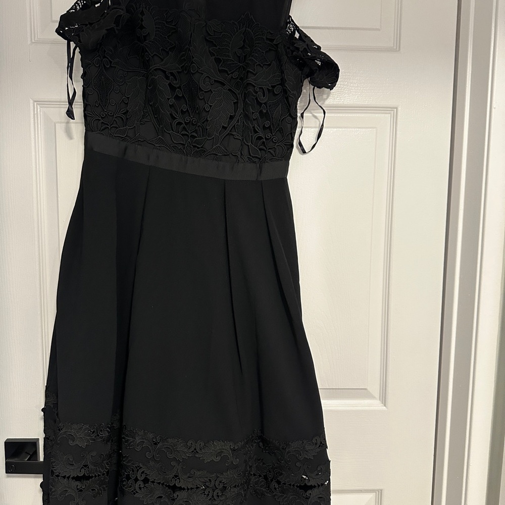Elegant Black Lace Dress